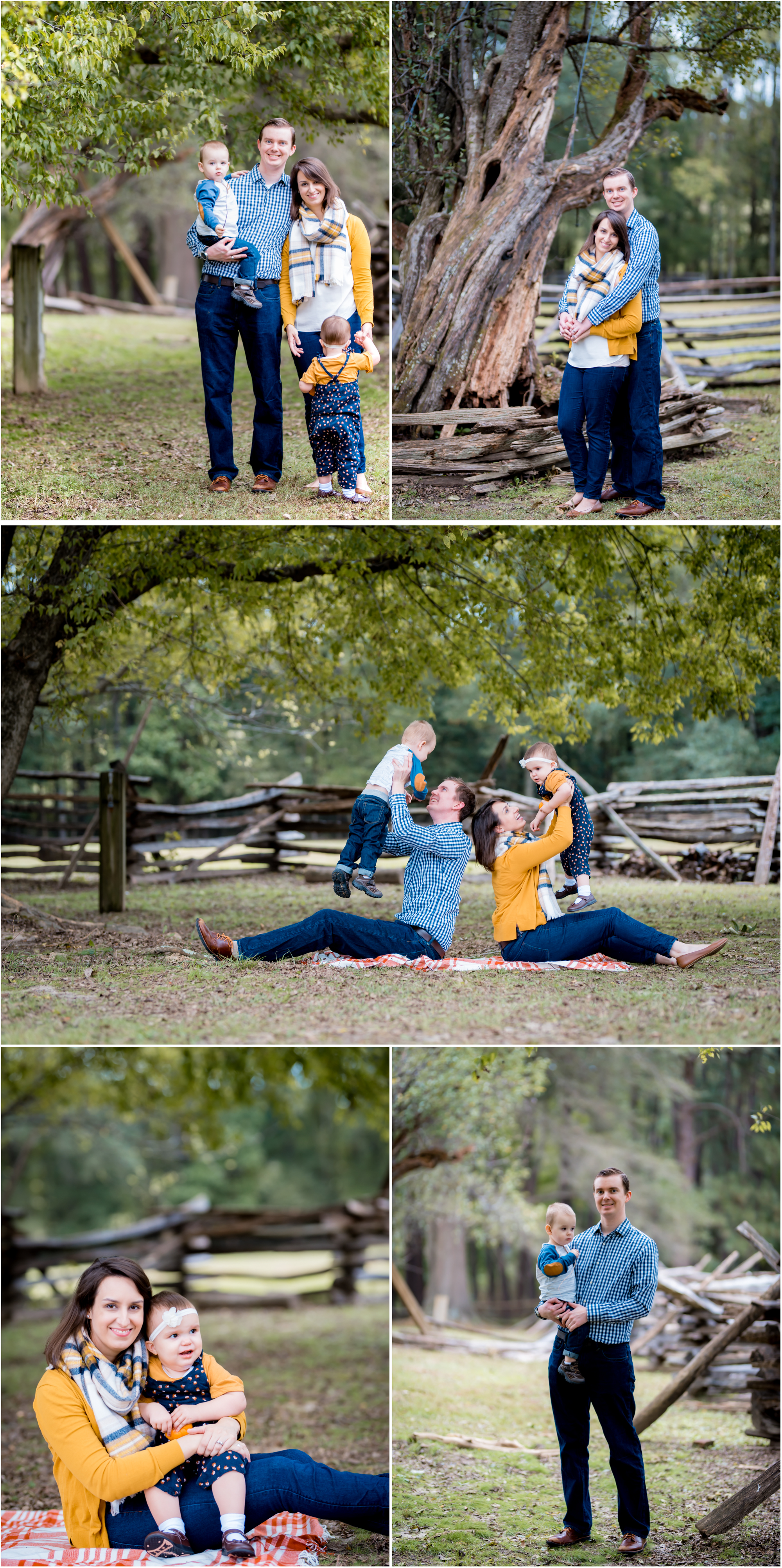Family pictures at Meadow Farm Park