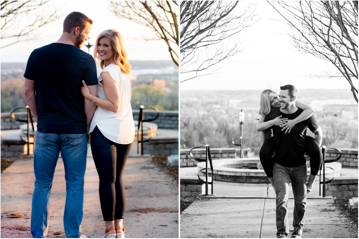 Brown's Island and Libby Hill Engagement Session in Richmond, Virginia.