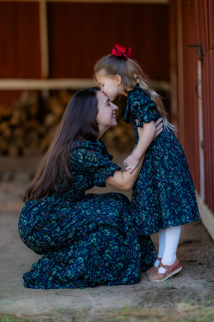 Mom and daughter. 